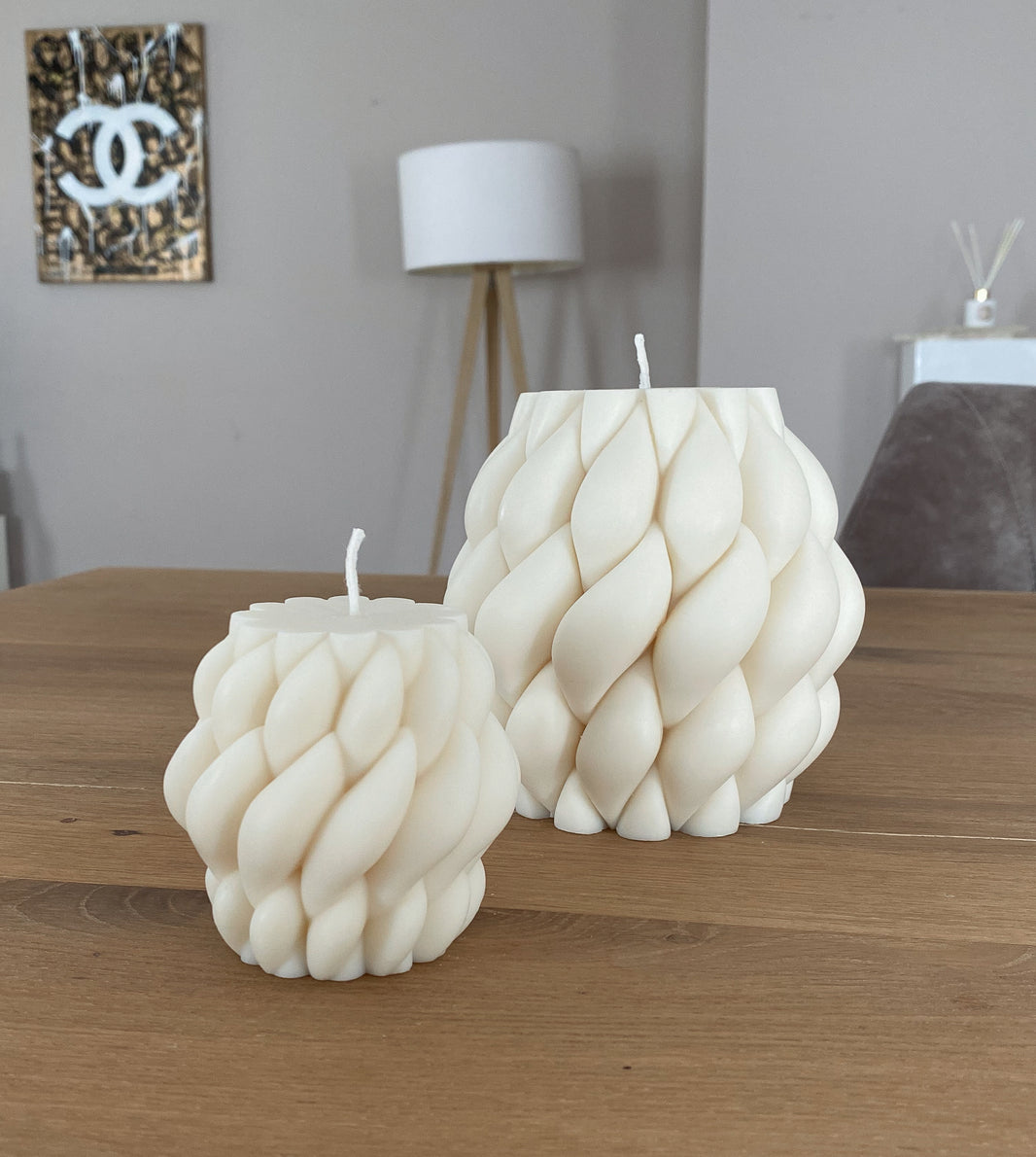 Produktbild von Boltze Stabkerze Twisto (6-tlg., Hellgrün, 20 Cm, Aus